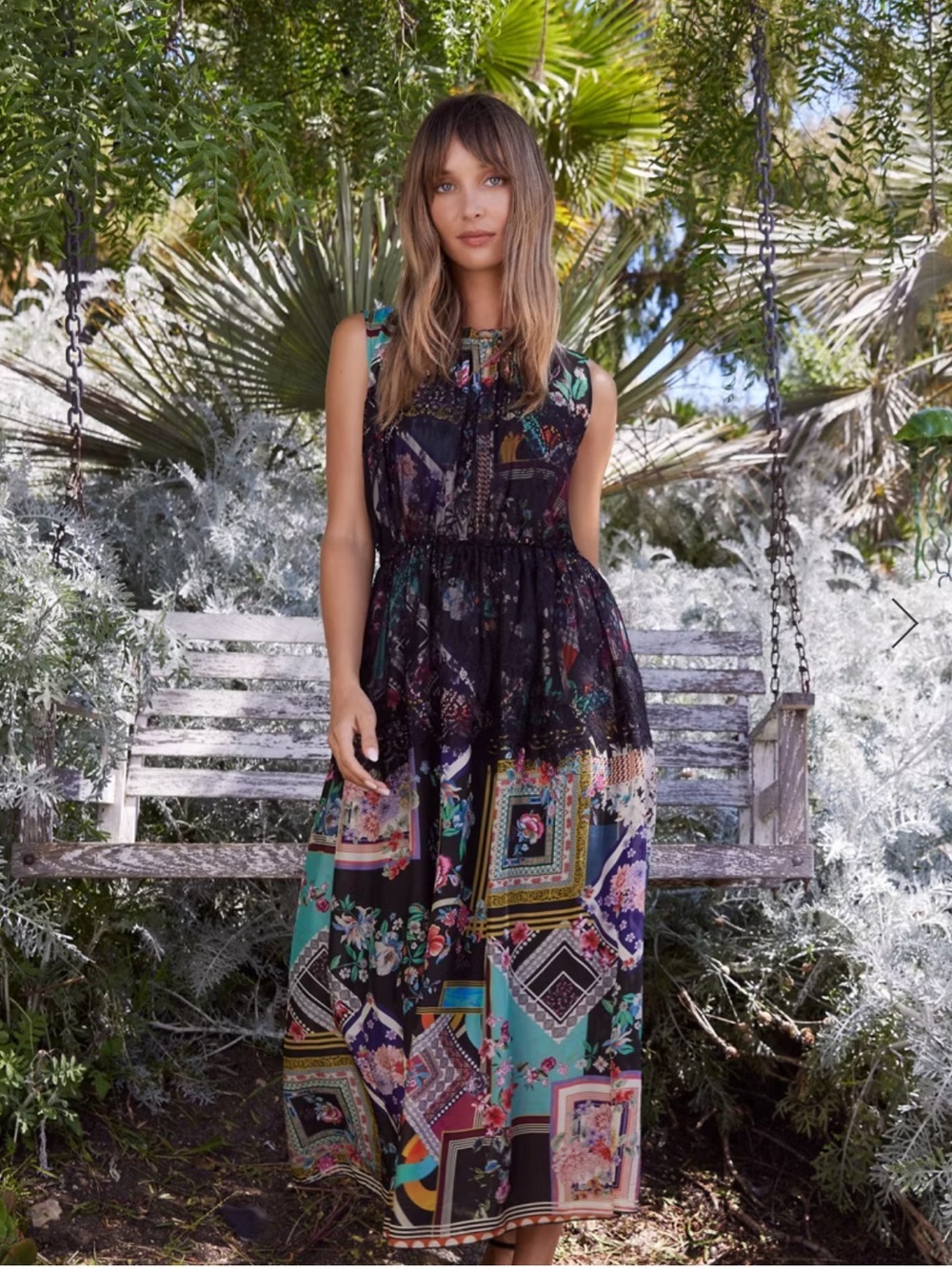 Johnny Was Elderberry Dress NWT
